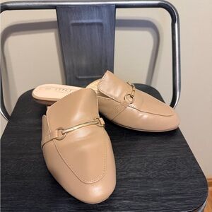 Elegant Musshoe Tan Leather Loafers